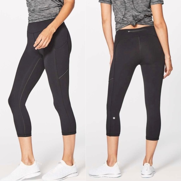 lululemon athletica Pants - 1040 lululemon Speed Up Crop (21") - Size 6 - Black Luxtreme - W6AL7S